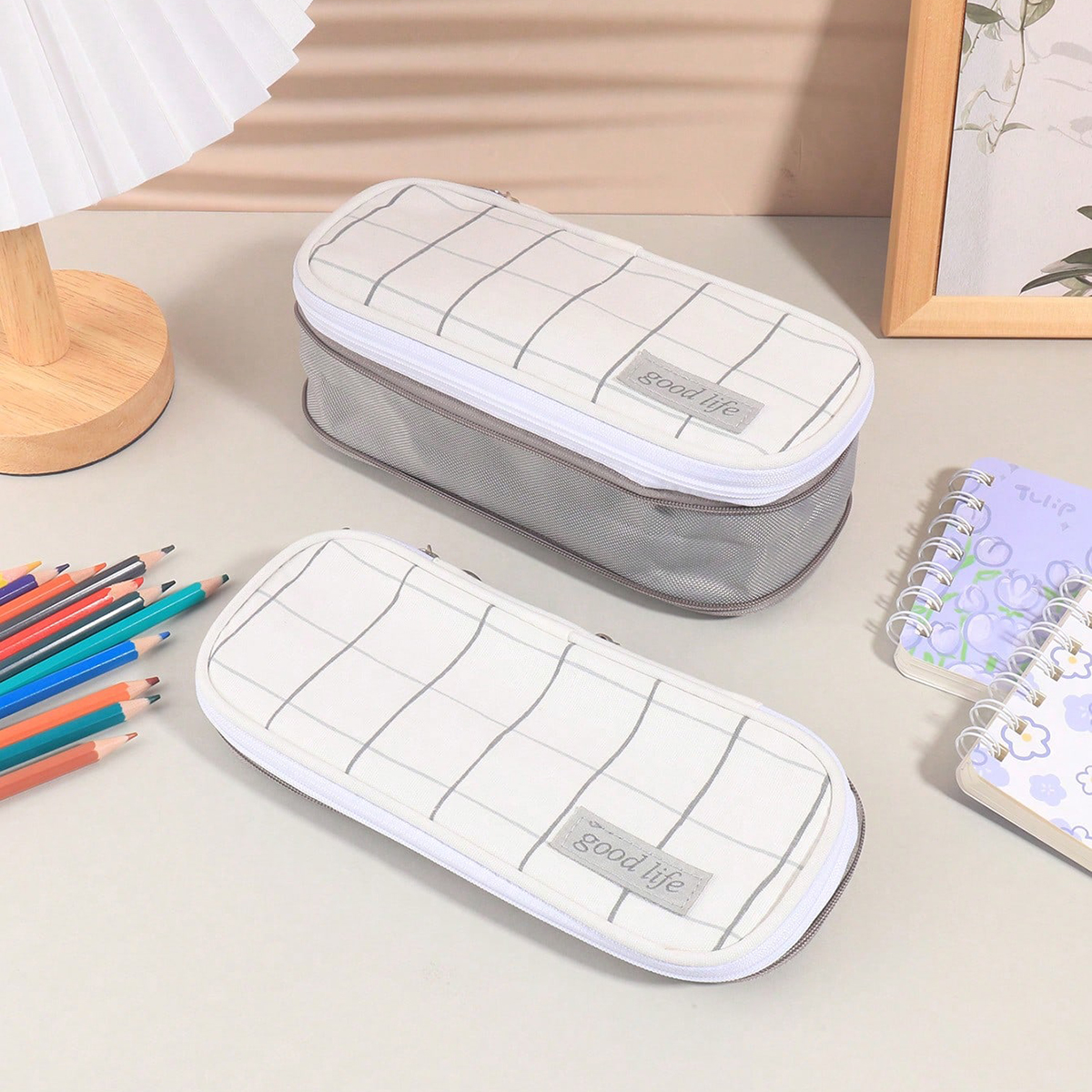 Stationery And Office Supply Stores - Creative desktop decoration pencil case, portable