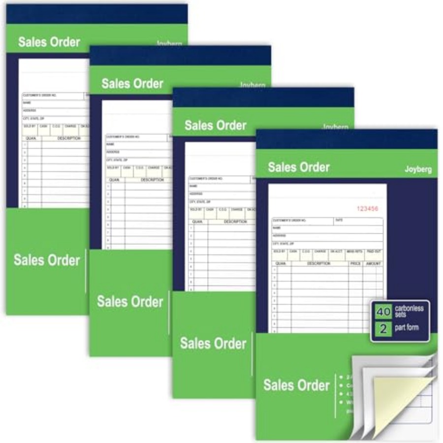 4 Pack Sales Order Book, 4.17i – обзор и цена Carbon Copy Book