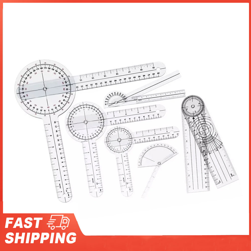 6PCS Medical Goniometer Set PV – обзор и цена Ruler Set Transparent
