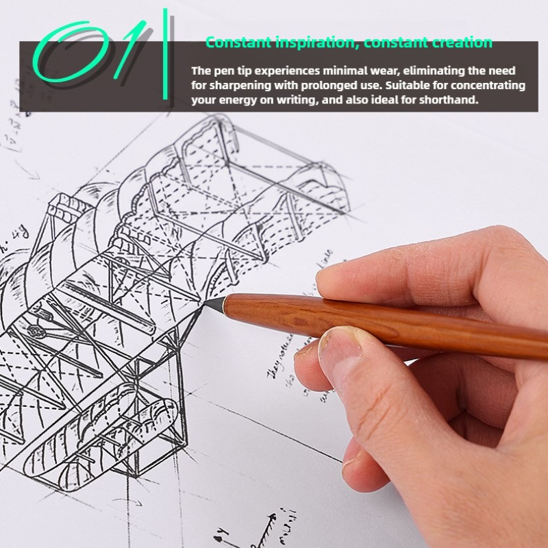 Wooden Eternal Pencil No Sharp – обзор и цена Stationery Office