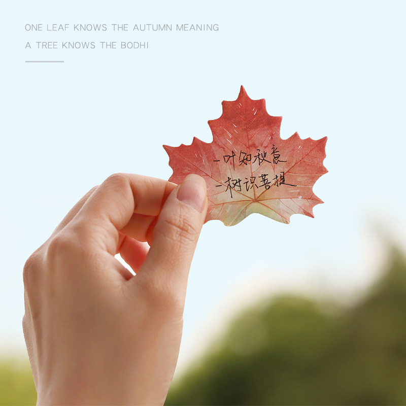 30 Pcs Leaf Sticky notes Plann – обзор и цена Office Stationery Supply List