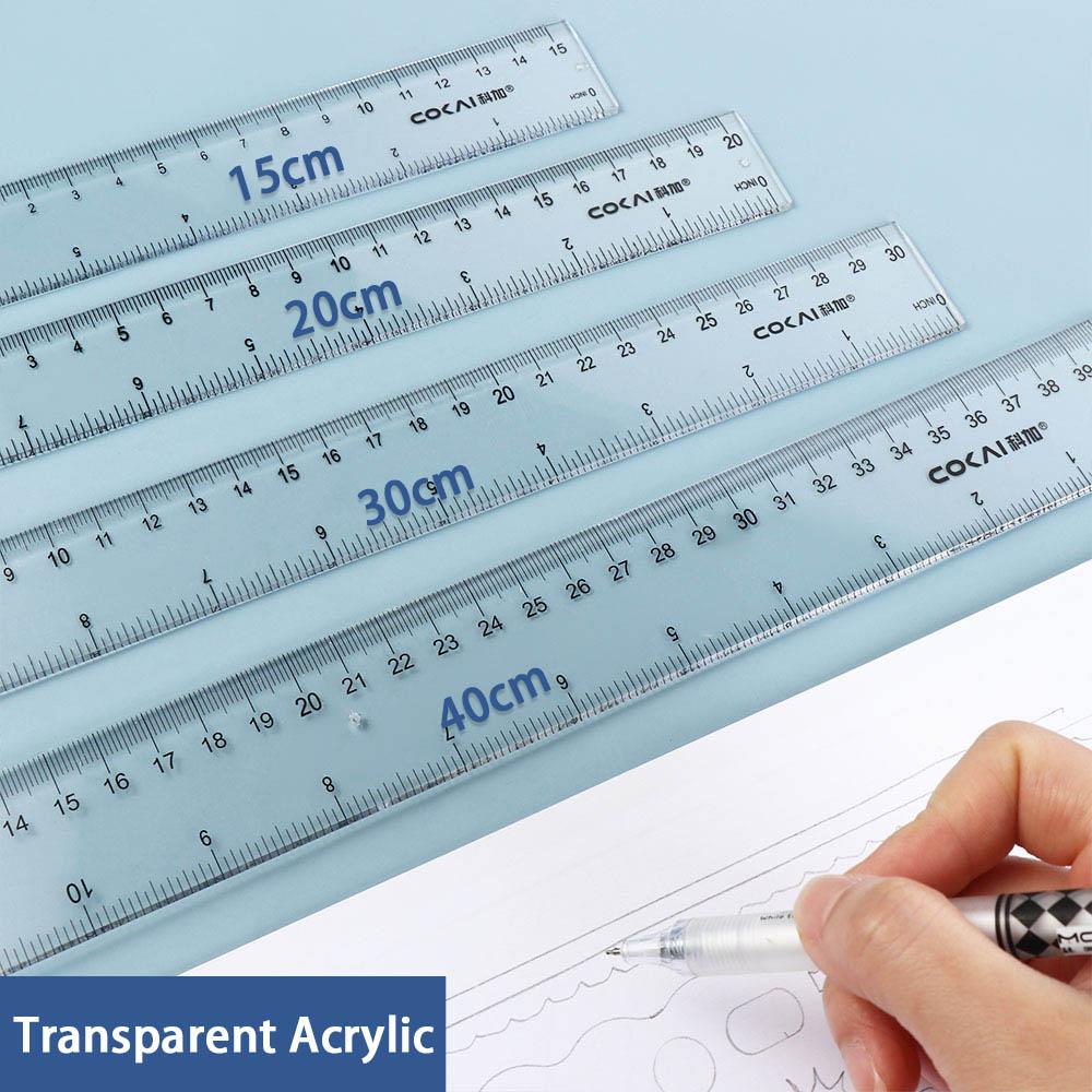 Desk Accessories 15cm 20cm 30c – обзор и цена Ruler Set Transparent