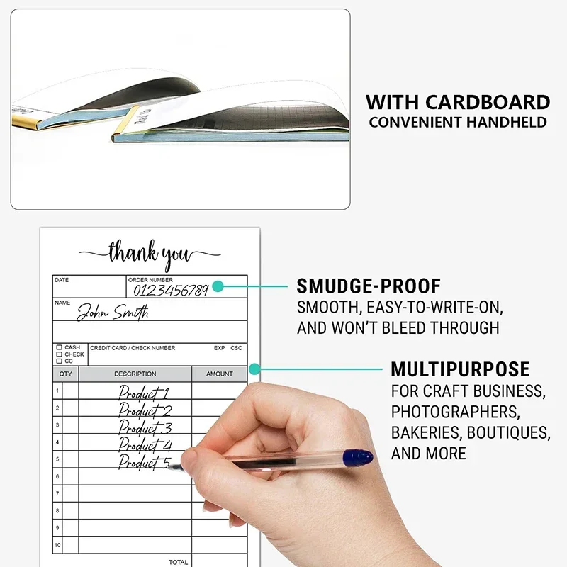 Business Sales Invoice Receipt – обзор и цена Carbon Copy Book
