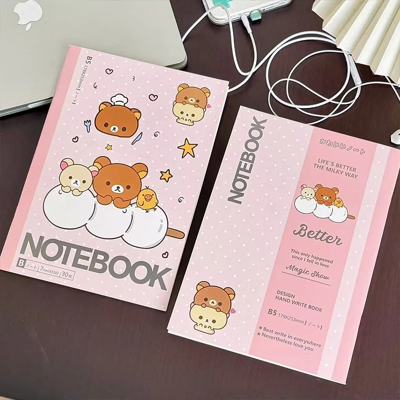 New Retro Cute Rilakkuma B5 Si – обзор и цена Stationery Office