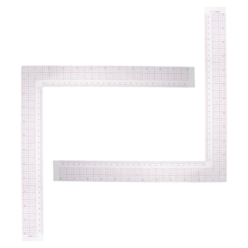 2Pcs Compact Clothing Design R – обзор и цена Ruler Set Transparent