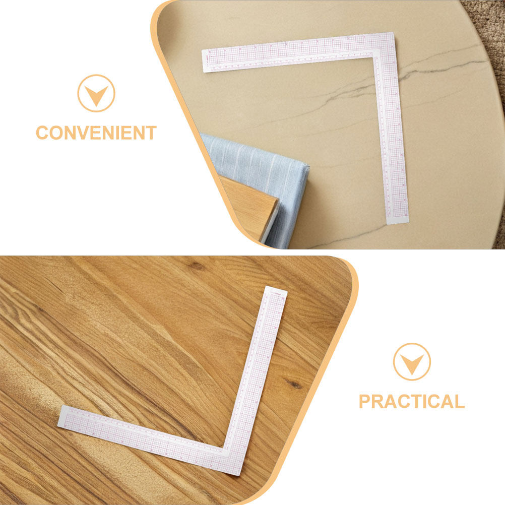2Pcs Compact Clothing Design R – обзор и цена Ruler Set Transparent