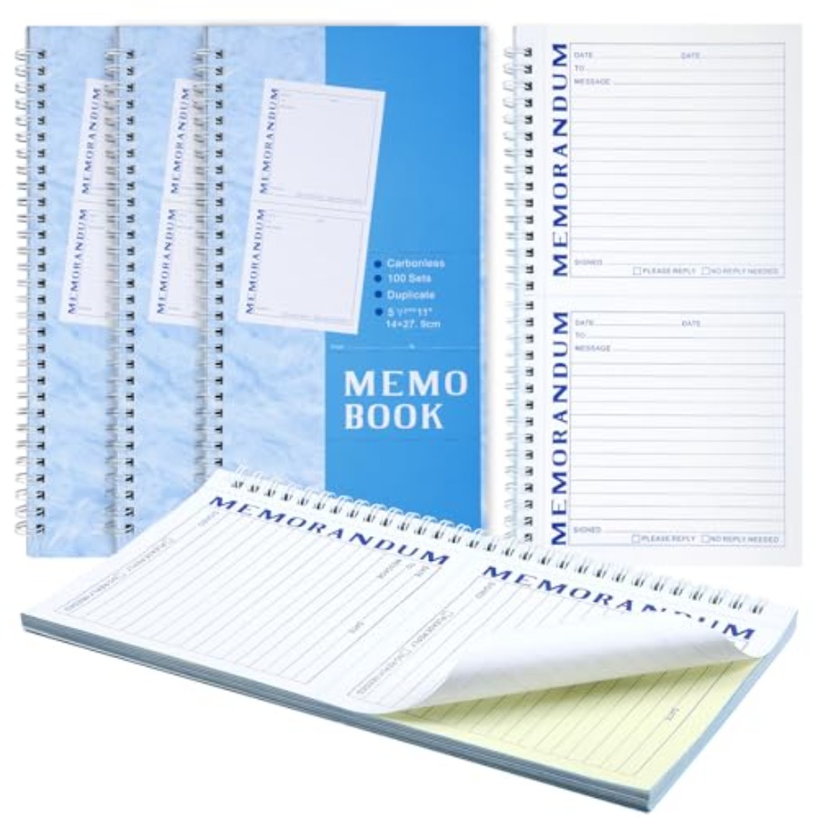 3 Pack Memorandum Book Carbon  – обзор и цена Carbon Copy Book