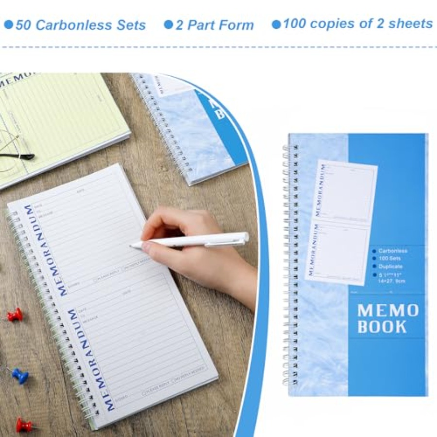 3 Pack Memorandum Book Carbon  – обзор и цена Carbon Copy Book