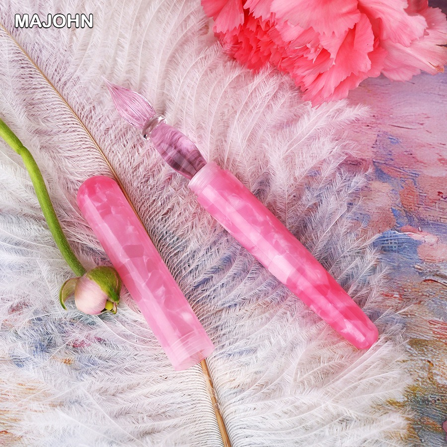 MAJOHN N10 Resin Handmade Glas – обзор и цена Fountain Pen Ink