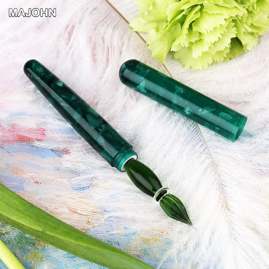 MAJOHN N10 Resin Handmade Glas – обзор и цена Fountain Pen Ink