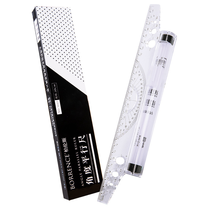 30cm Transparent Parallel Roll – обзор и цена Ruler Set Transparent