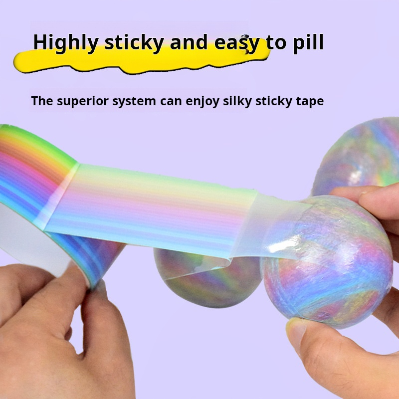 1pcs Rainbow Balls Sticky Ball – обзор и цена Glue Stick Pack