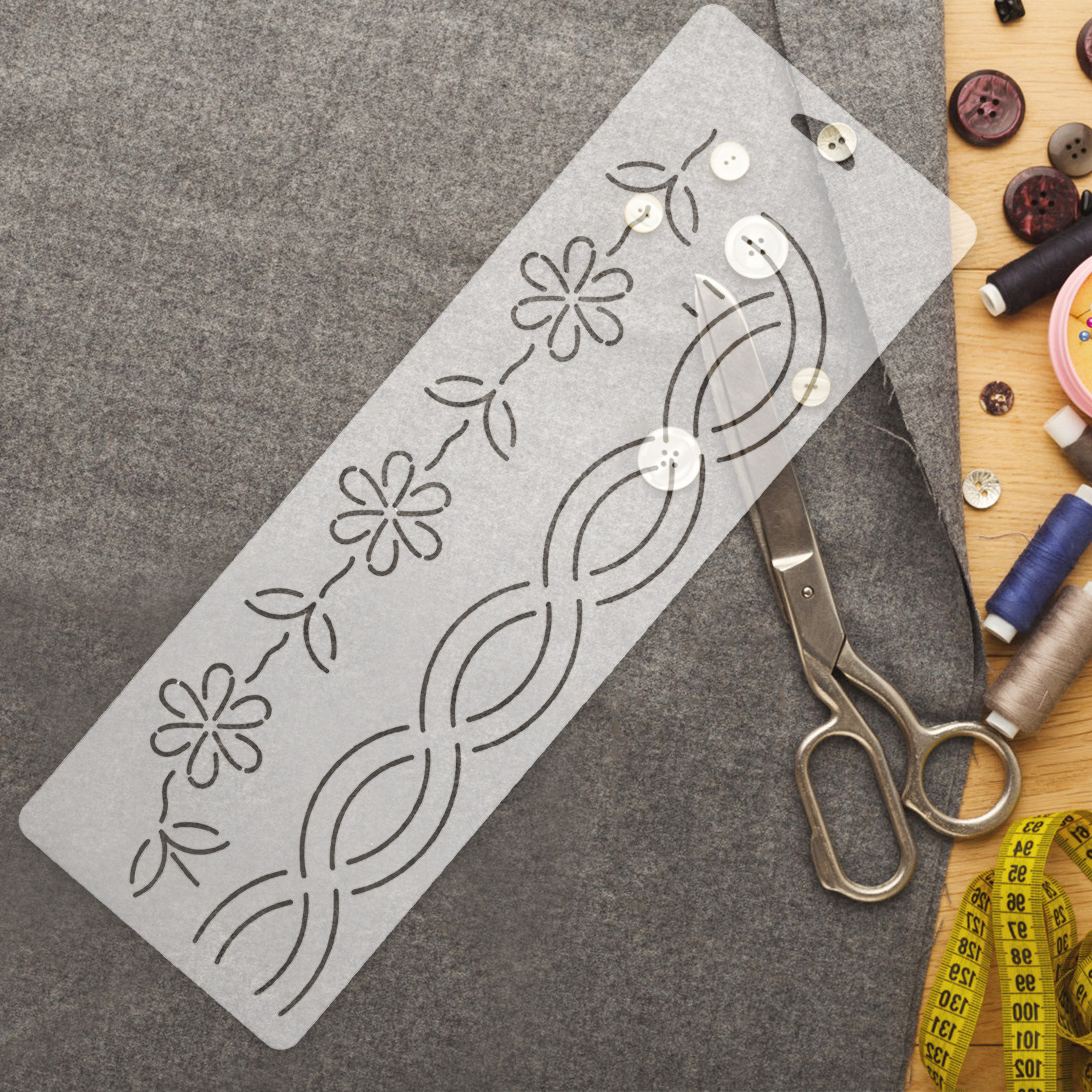 2Pcs Quilting Templates Set Tr – обзор и цена Ruler Set Transparent