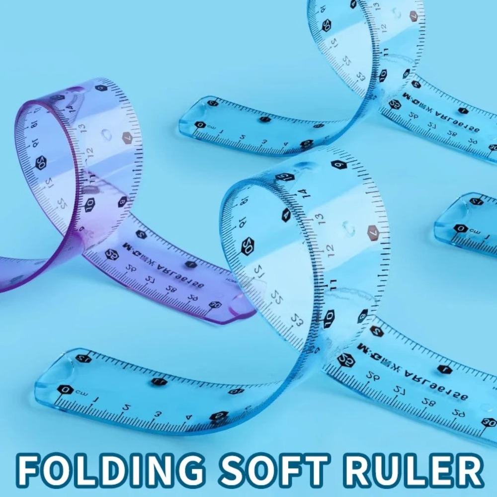 1/3pcs Transparent Soft Ruler, – обзор и цена Ruler Set Transparent
