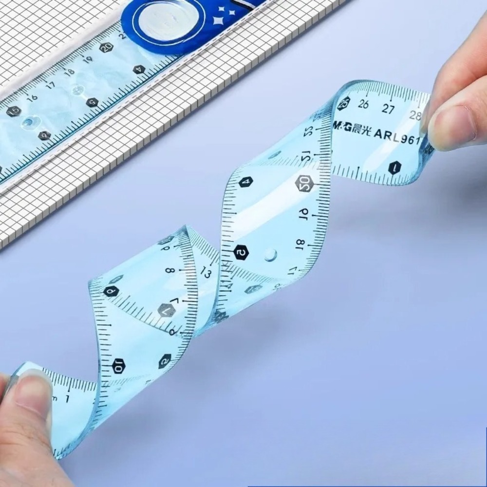 1/3pcs Transparent Soft Ruler, – обзор и цена Ruler Set Transparent