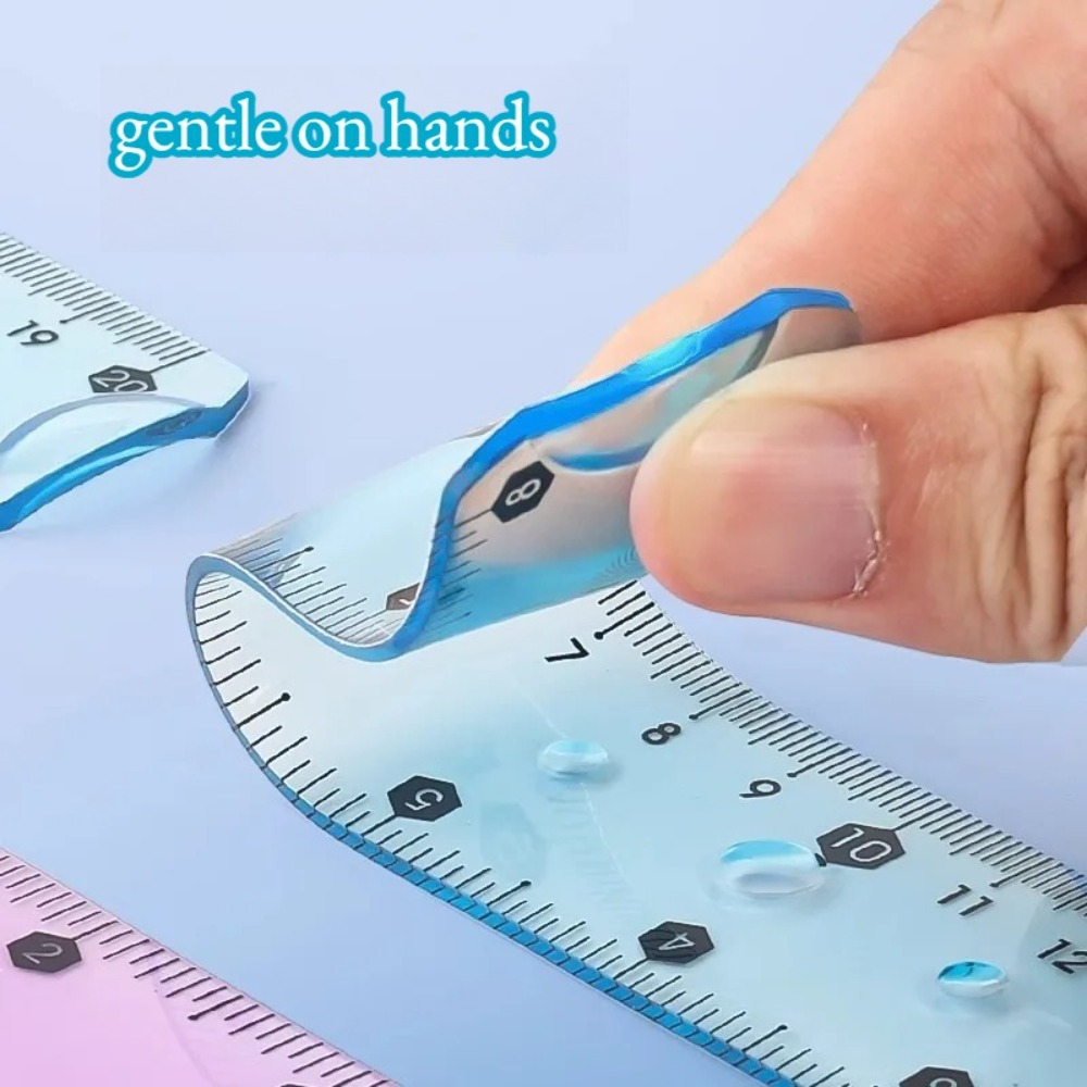 1/3pcs Transparent Soft Ruler, – обзор и цена Ruler Set Transparent