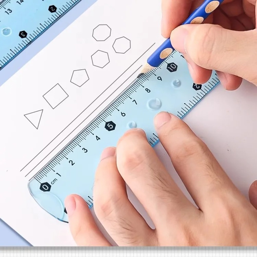 1/3pcs Transparent Soft Ruler, – обзор и цена Ruler Set Transparent
