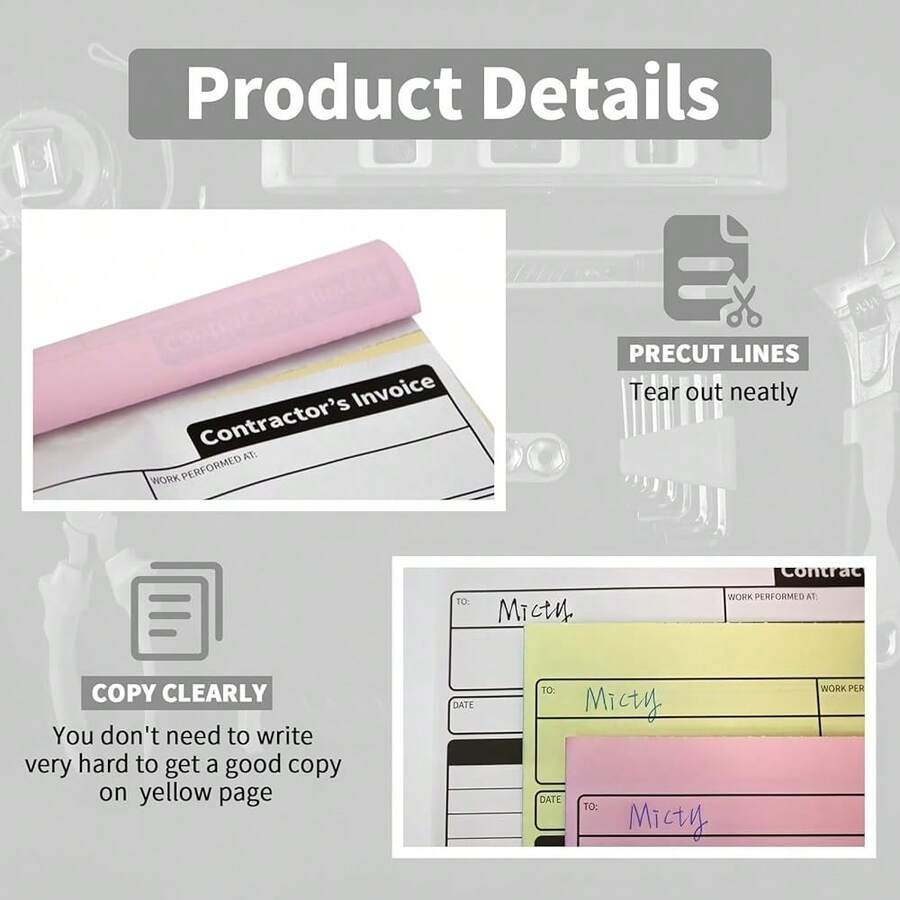 Contractor Invoice Books, 3 Pa – обзор и цена Carbon Copy Book