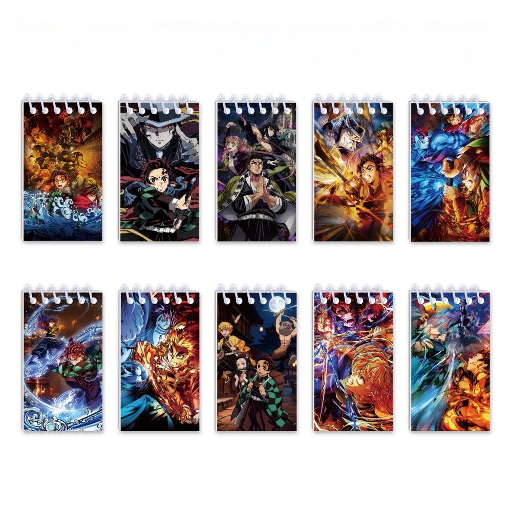 10PCS Demon Slayer Notepads. S – обзор и цена Stationery Office