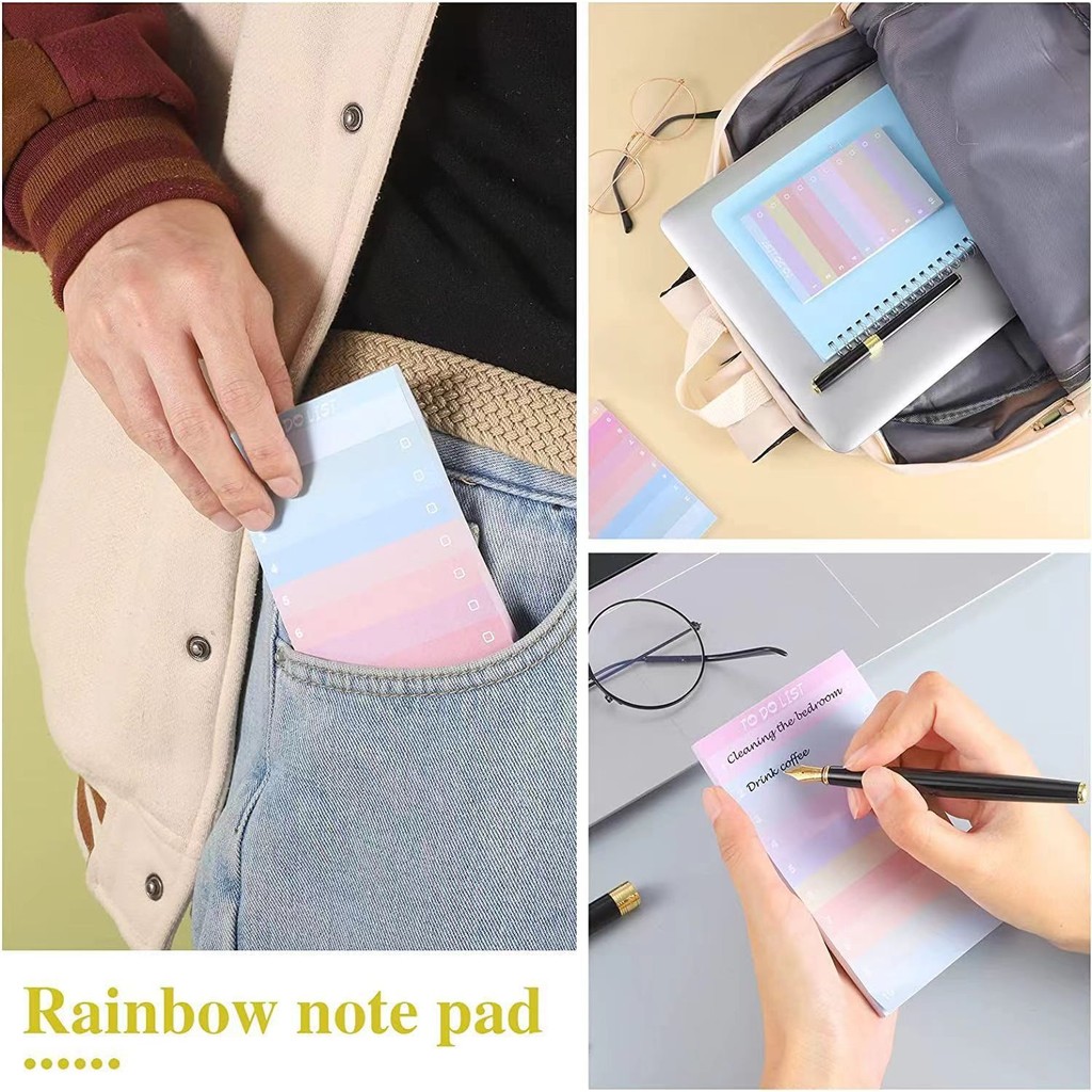 50 Pages Colorful Gradient Sti – обзор и цена Office Stationery Supply List