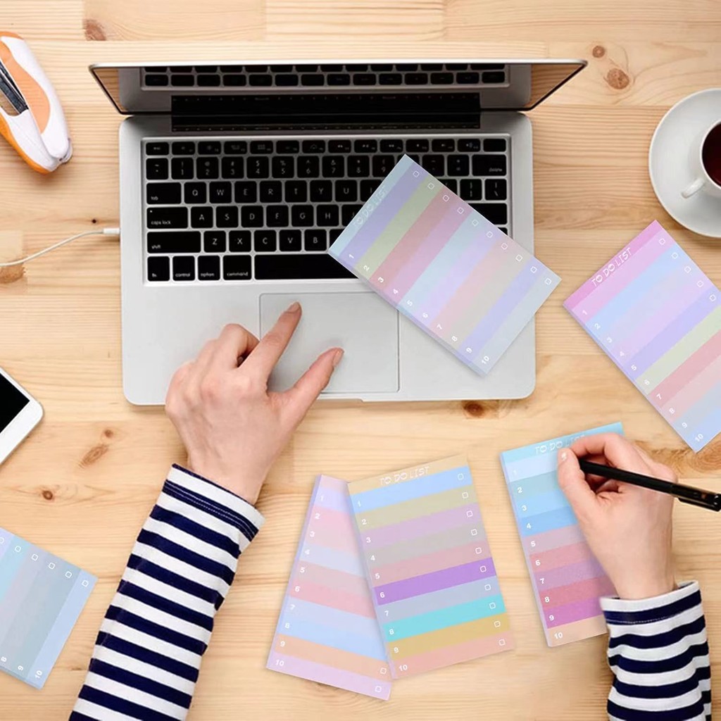 50 Pages Colorful Gradient Sti – обзор и цена Office Stationery Supply List