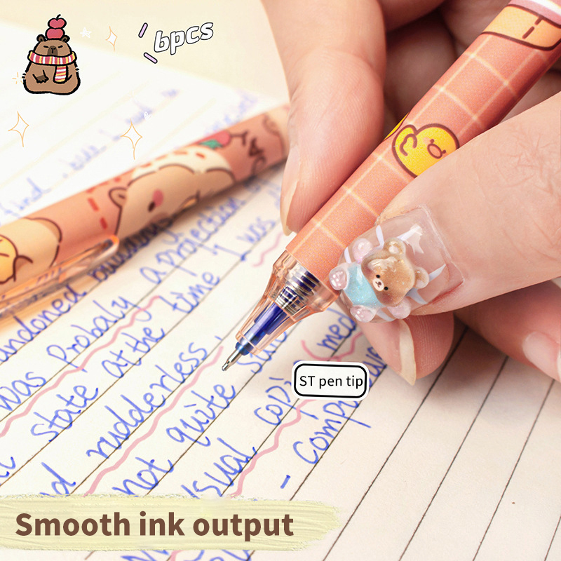 6Pcs Lovely Black and Blue Gel – обзор и цена Fountain Pen Ink