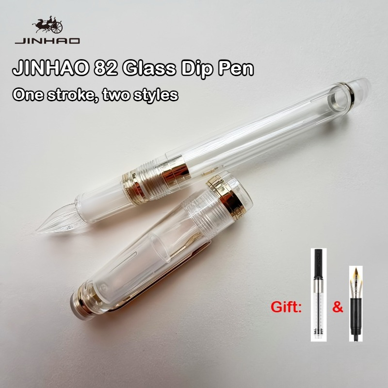 JINHAO 82 Glass Dip Pens One S – обзор и цена Fountain Pen Ink