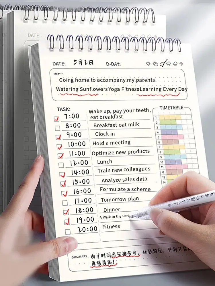 1pc Planner Agenda Spiral A5 N – обзор и цена Office Stationery Supply List