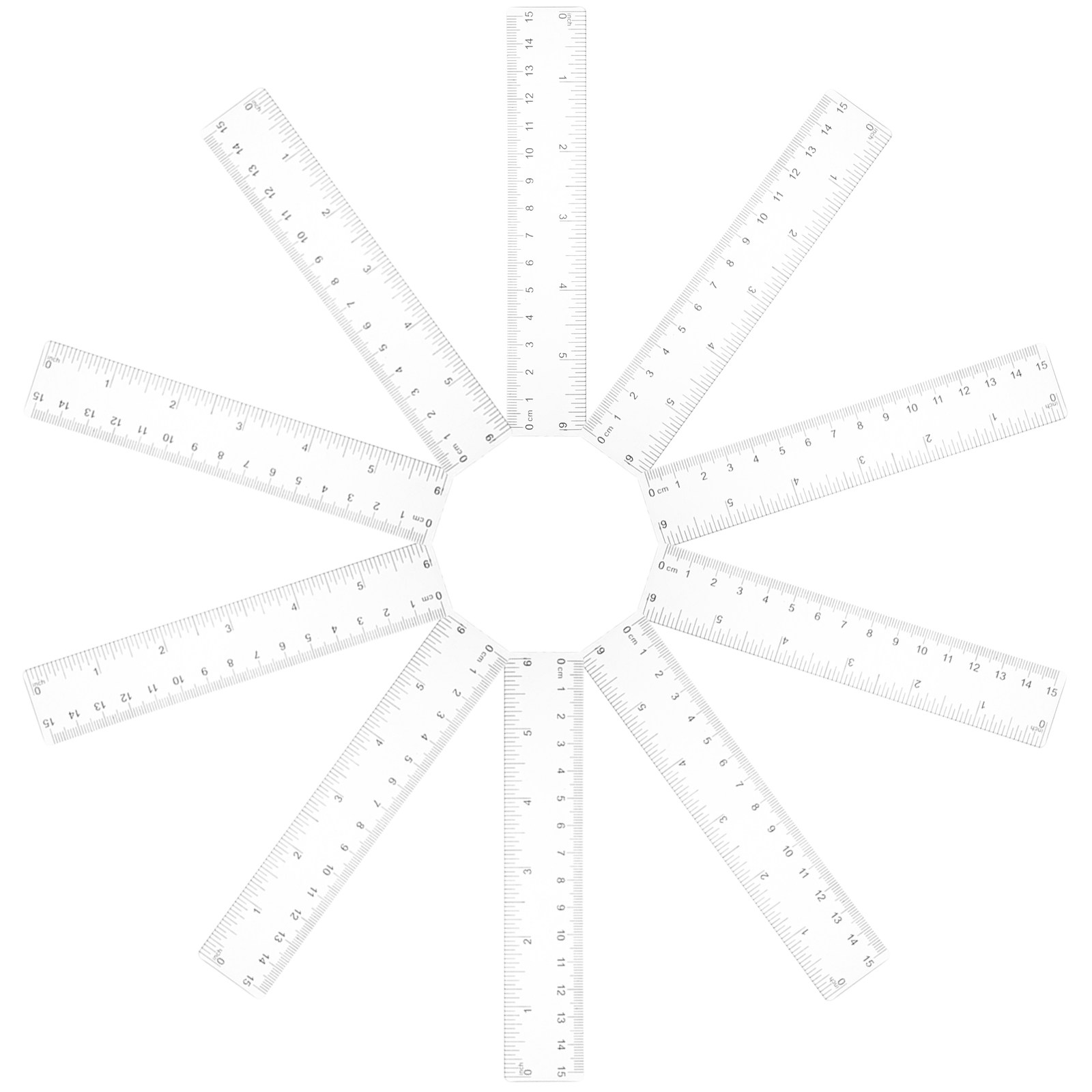 10Pcs Clear Plastic Ruler Set  – обзор и цена Ruler Set Transparent