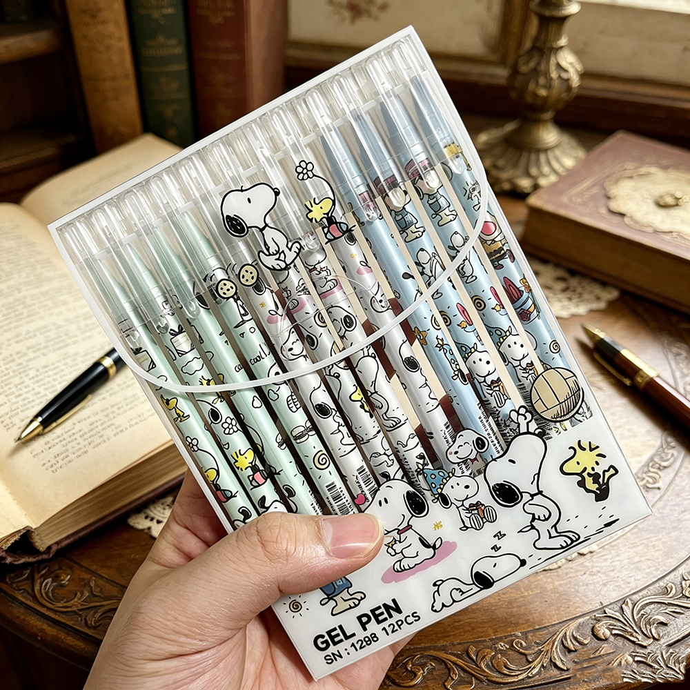 12pcs Snoopy Premium Erasable  – обзор и цена Stationery Office