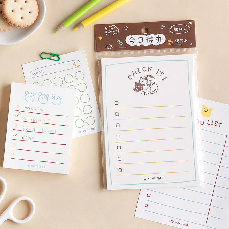 100sheets/50sheets Cute Plan S – обзор и цена Office Stationery Supply List