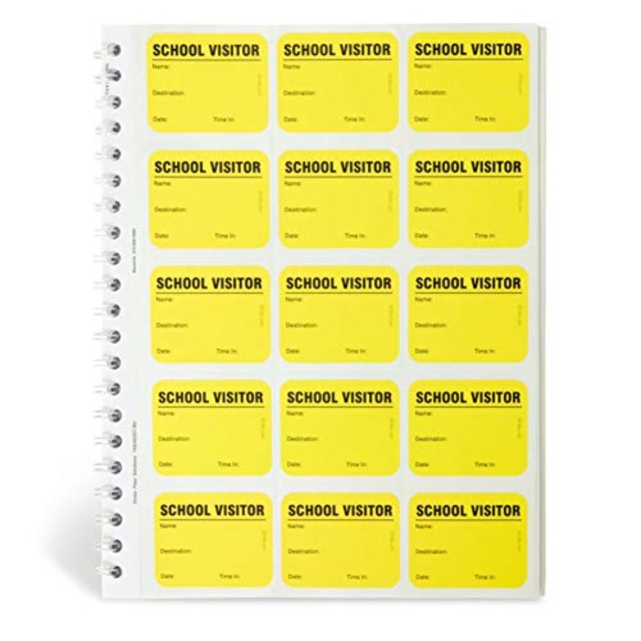 School Visitor Log Book Spiral – обзор и цена Carbon Copy Book