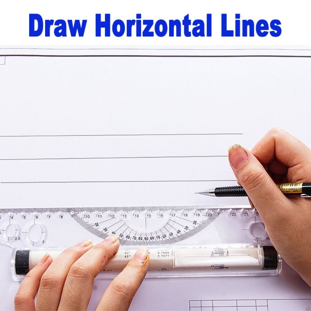 Professional Plastic Parallel  – обзор и цена Ruler Set Transparent