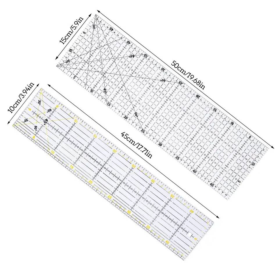 Fenrry Multisize Acrylic Patch – обзор и цена Ruler Set Transparent