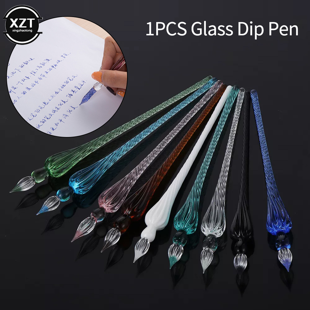 1Pcs new Vintage Glass Dip Dip – обзор и цена Fountain Pen Ink